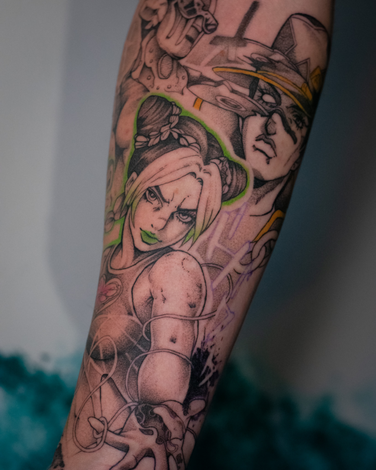 jolyne jotaro jojo tattoo sheffield
