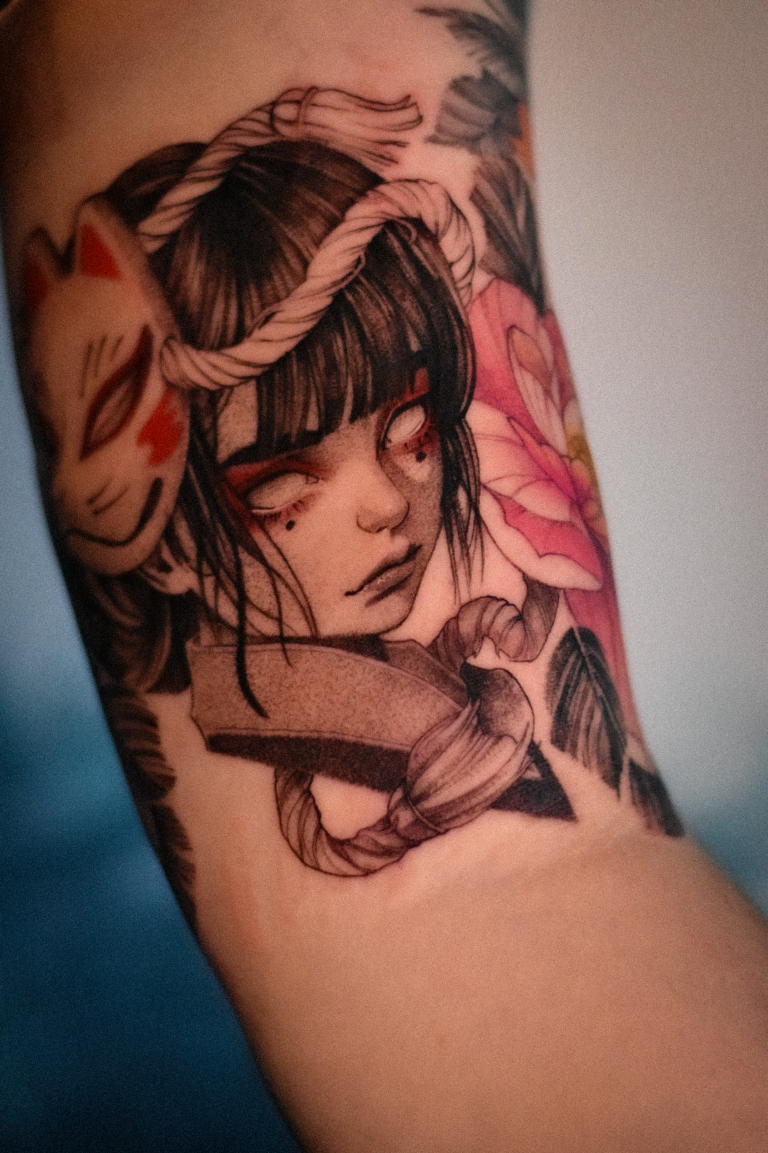 kitsune anime girl